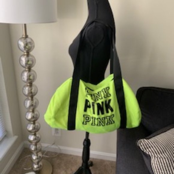 PINK Victoria's Secret Handbags - Vs PINK logo duffle bag